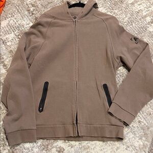 Men's Brown Hoodie Jacket